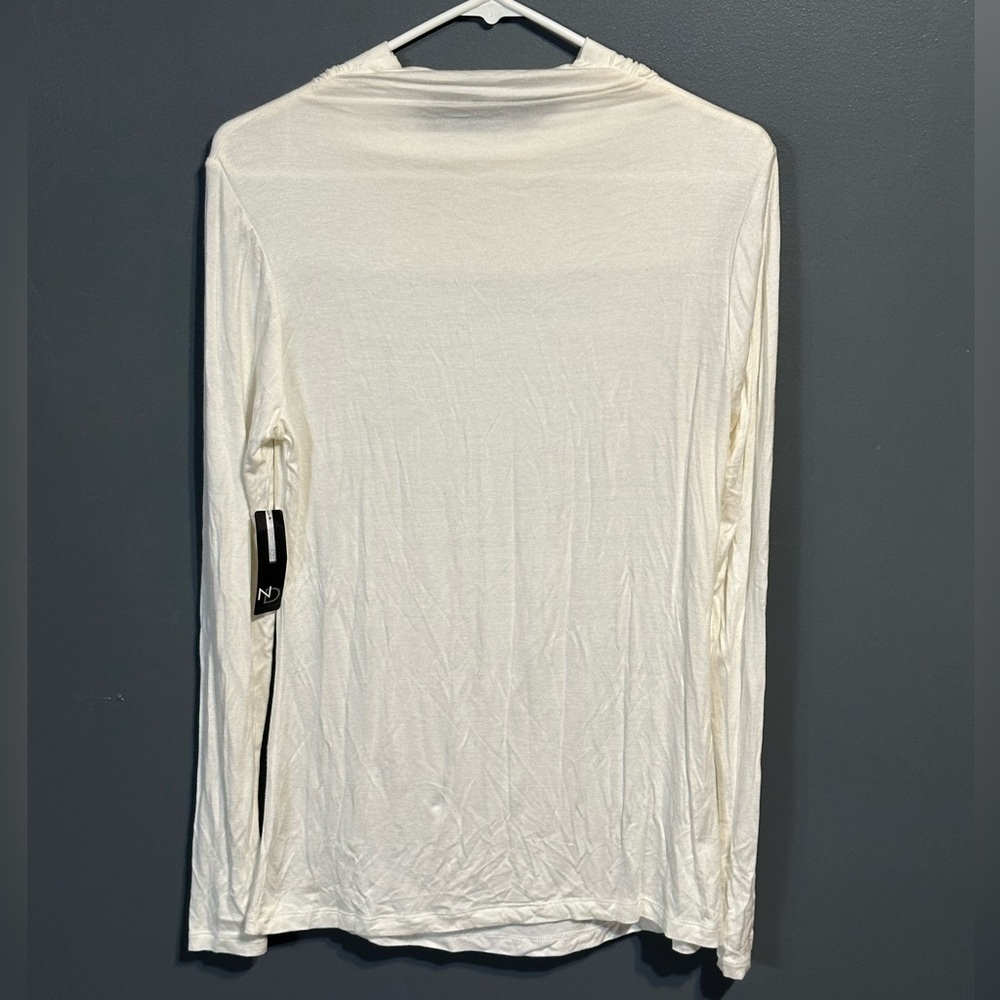 NWT- new directions shirred neck sweater size small - Picture 2 of 4